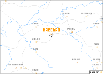 map of Maredro