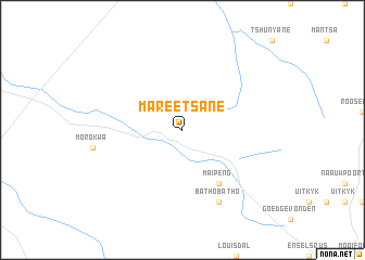 map of Mareetsane