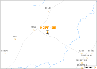 map of Marekpo