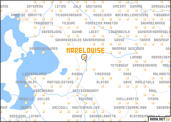 map of Mare Louise