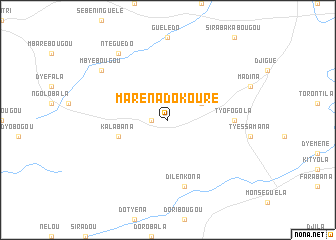 map of Marénadokouré