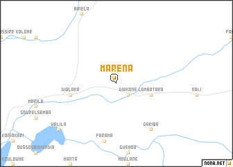 map of Maréna