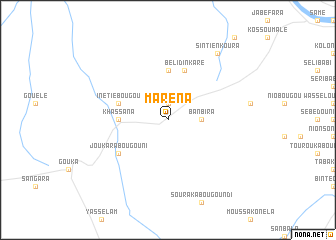 map of Maréna