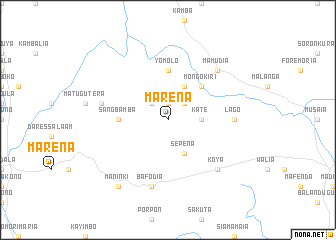 map of Marena