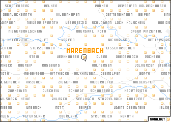 map of Marenbach