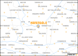 map of Marendole
