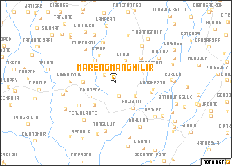 map of Marengmanghilir