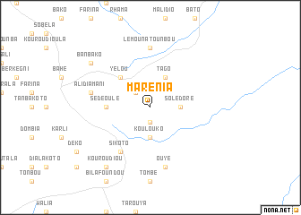 map of Marénia