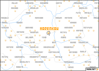 map of Marenkaw