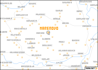 map of Marenovo