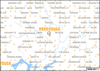 map of Mare Rouge