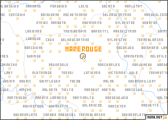 map of Mare Rouge