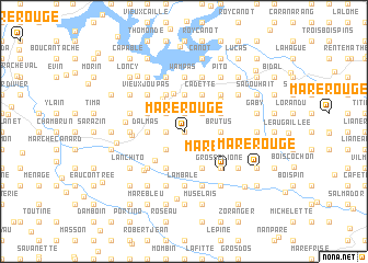 map of Mare Rouge