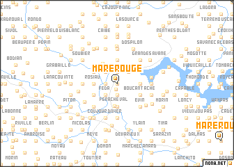 map of Mare Rouge