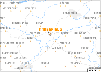 map of Maresfield