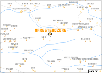 map of Marest-e Bozorg