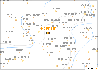 map of Maretić