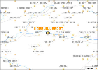 map of Mareuil-le-Port