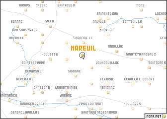 map of Mareuil