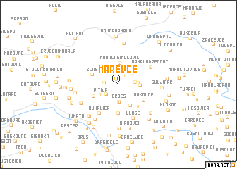 map of Marevce