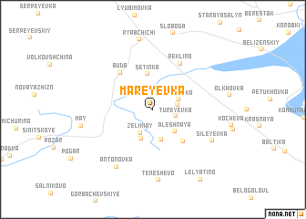 map of Mareyevka