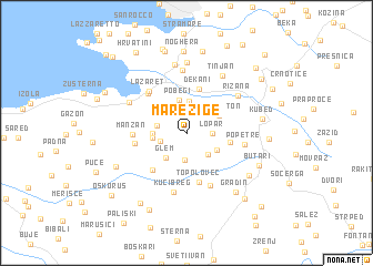 map of Marezige