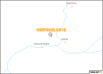 map of Marfa-Dolgaya