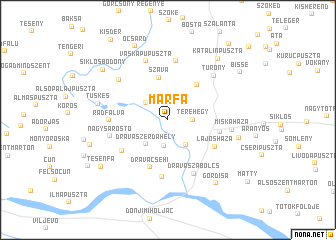 map of Márfa