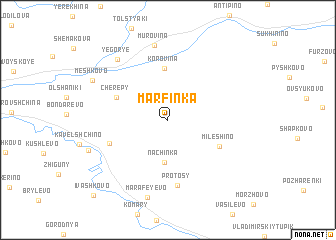 map of Marfinka