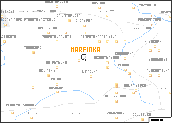 map of Marfinka
