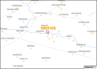 map of Marfino