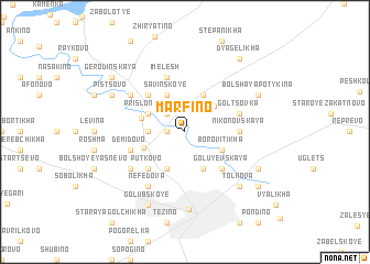 map of Marfino