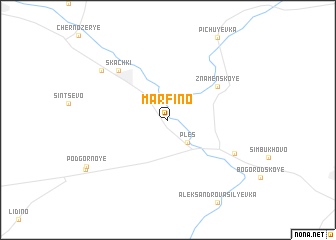 map of Marfino