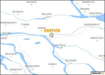 map of Marfino