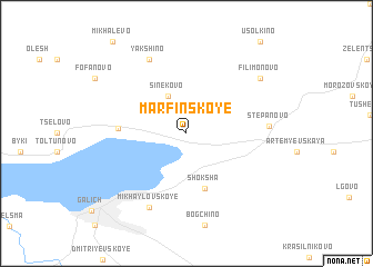 map of Marfinskoye