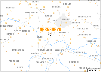 map of Margahayu