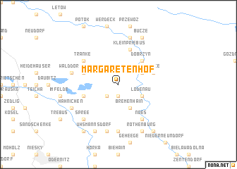 map of Margaretenhof