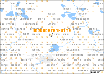 map of Margaretenhütte