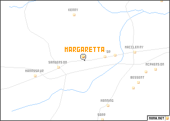 map of Margaretta