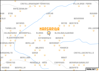 map of Margarida