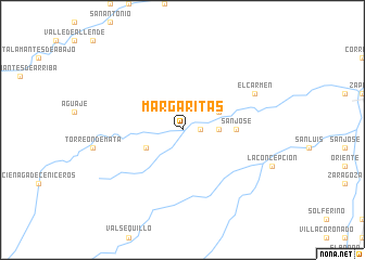 map of Margaritas