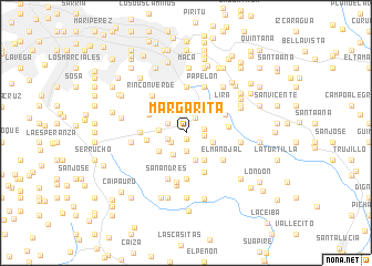 map of Margarita