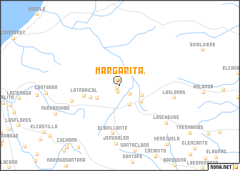 map of Margarita