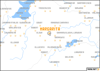 map of Margarita