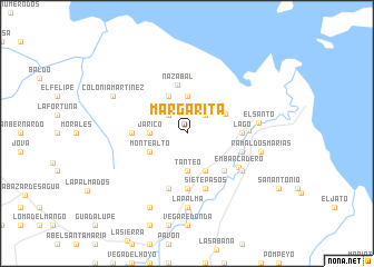 map of Margarita