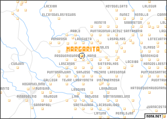 map of Margarita