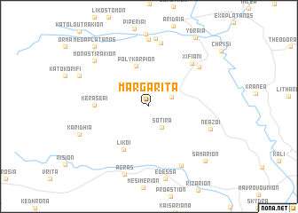 map of Margaríta