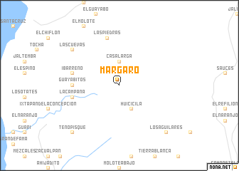 map of Márgaro