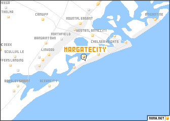 map of Margate City