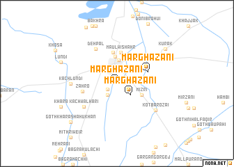 map of Marghazāni